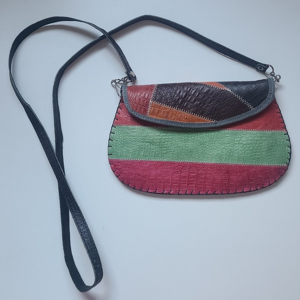 Vintage Patchwork Crossbody Bag